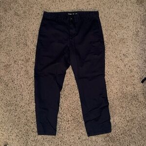 Navy Slim Dress Pants